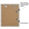 Americanflat 10x12.5 Kids Art Frame - Set of 2 - 8.5x11 with Mat or 10x12.5 without Mat - Kids Artwork Frame - Magnetic Frame Closure - Shatter Resistant Glass - Hanging Hardware